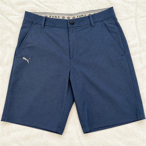 Puma Other - Puma Golf Shorts Mens 32 Blue Performance Stretch Flat Front Casual